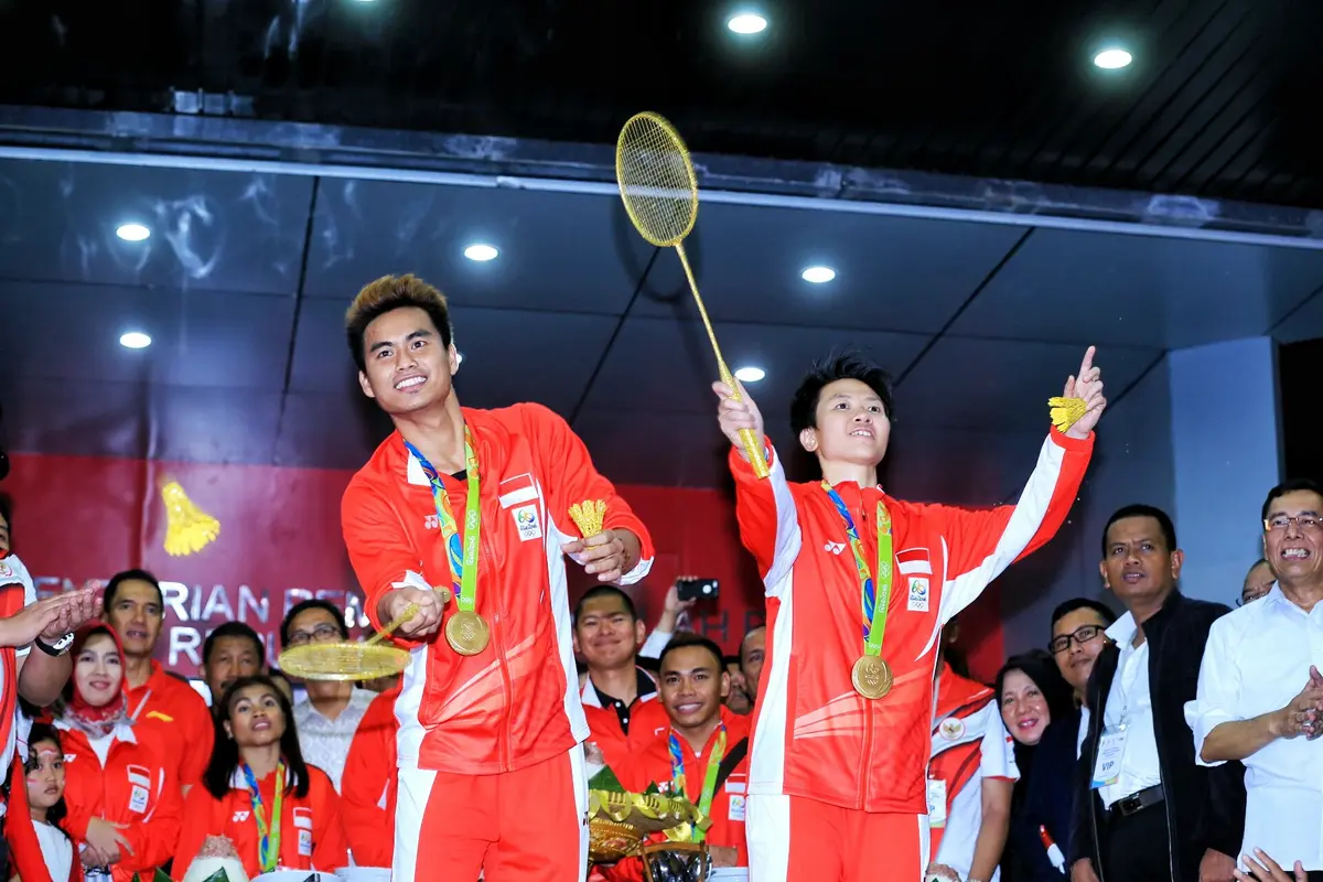 Disambut Meriah, Tontowi Ahmad dan Liliyana Natsir Terharu
