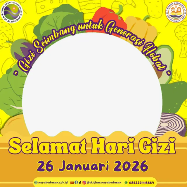 Twibbon Hari Gizi Nasional 2026