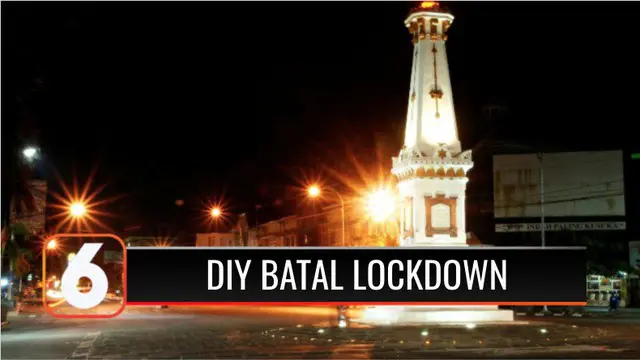 Pemerintah Daerah Istimewa Yogyakarta urung memberlakukan penguncian atau lockdown total untuk seluruh wilayah Yogyakarta, meski kasus Covid-19 mengalami lonjakan. Gubernur Sultan Hamengku Buwono X mengungkapkan alasan pembatalan dikarenakan keterbat...