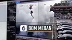 Rekaman CCTV memperlihatkan detik-detik bom bunuh diri meledak di halaman Mapolrestabes Medan Rabu (13/11) siang. Bom meledak tepat pukul 08.35 WIB.