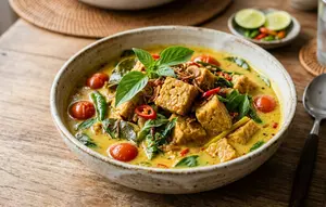 Resep Tempe Kuah Santan Kemangi, Gurih dan Harum Bikin Nambah Nasi