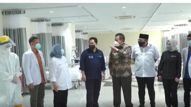 Asrama Haji Lampung beralih fungsi menjadi rumah sakit ekstensi rujukan Covid.