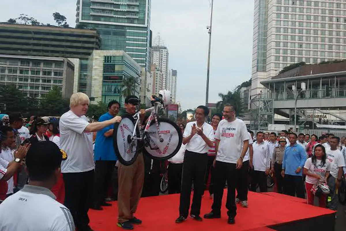 Ahok dan Walikota London Boris Johnson