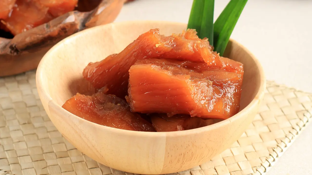 singkong gula merah