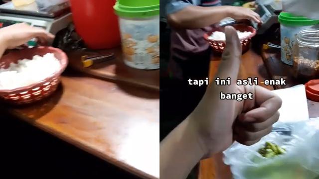 Begini cara pedagang nasi goreng memasak jualannya dijamin anti rugi.