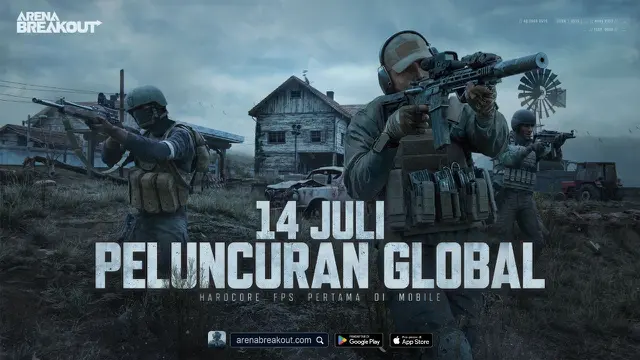 Game Arena Breakout bakal rilis global di Android dan iOS pada 14 Juli 2023