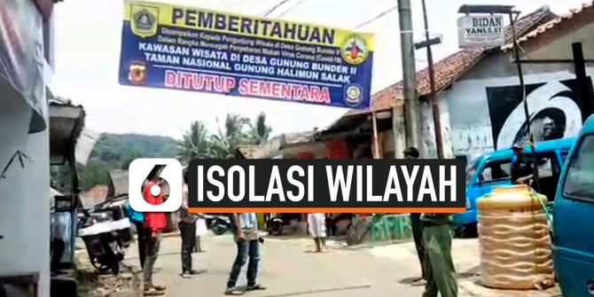 VIDEO: Cegah Virus Corona, Warga Tutup Jalur Wisata Gunung Halimun