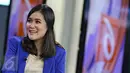 Jessica Kumala Wongso tampak tersenyum saat melakukan wawancara di SCTV Tower, Jakarta, 28 Januari 2016. Jessica adalah saksi kasus kematian Wayan Mirna Salihin yang tewas diracun sianida pada 6 Januari lalu. (Liputan6.com/Immanuel Antonius)