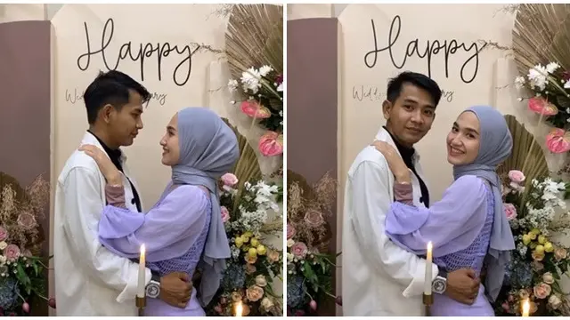 6 Momen Manis Angga Putra 'Anak Band' dan Istri Rayakan 1 Tahun Pernikahan