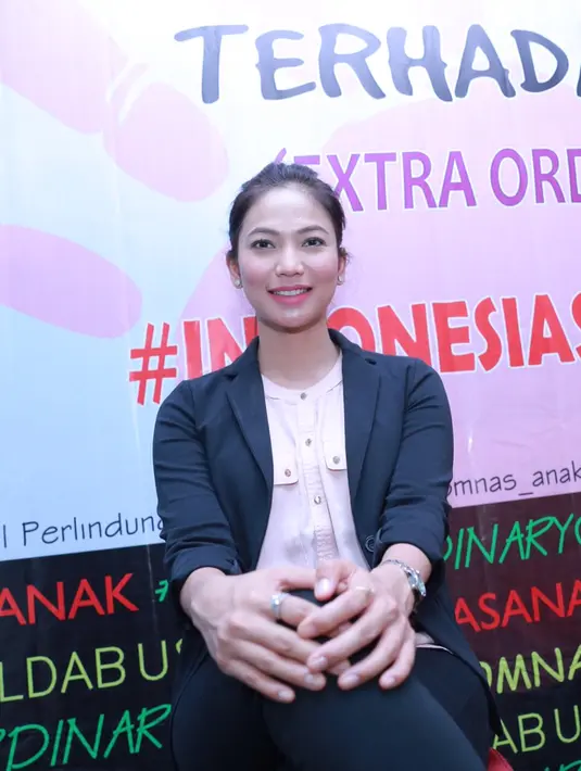 Kedua pemerhati anak itu berharap, film ini dijadikan media kampanye perlindungan terhadap anak-anak. (Galih W Satria/Bintang.com)