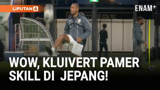 VIDEO: Atraksi Patrick Kluivert Curi Perhatian Jelang Laga Lawan Jepang