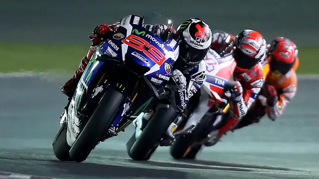 Jorge Lorenzo, Andrea Dovizioso, dan Marc Marquez