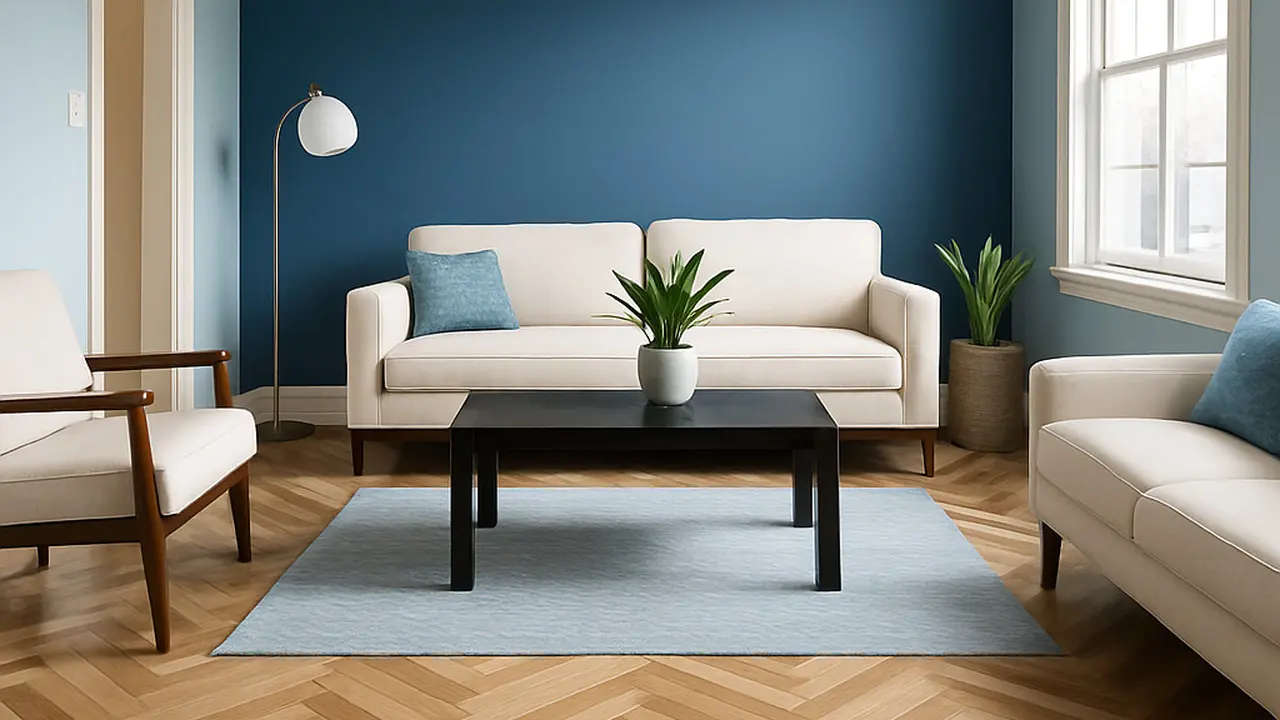 Lantai rumah minimalis Motif Chevron