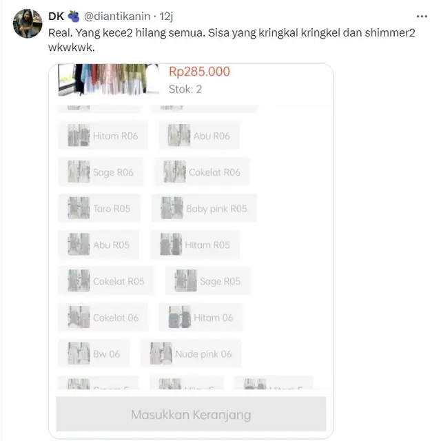 6 Potret Apes Beli Baju Lebaran Online Kehabisan, Gagal Tampil Serba Baru