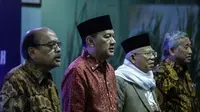 BI menyepakati komitmen pengembangan ekonomi syariah di Indonesia dengan tiga lembaga, yaitu Majelis Ulama Indonesia (MUI), Badan Wakaf Indonesia, dan Badan Amil Zakat Nasional (Baznas). (Liputan6.com/Faizal Fanani)