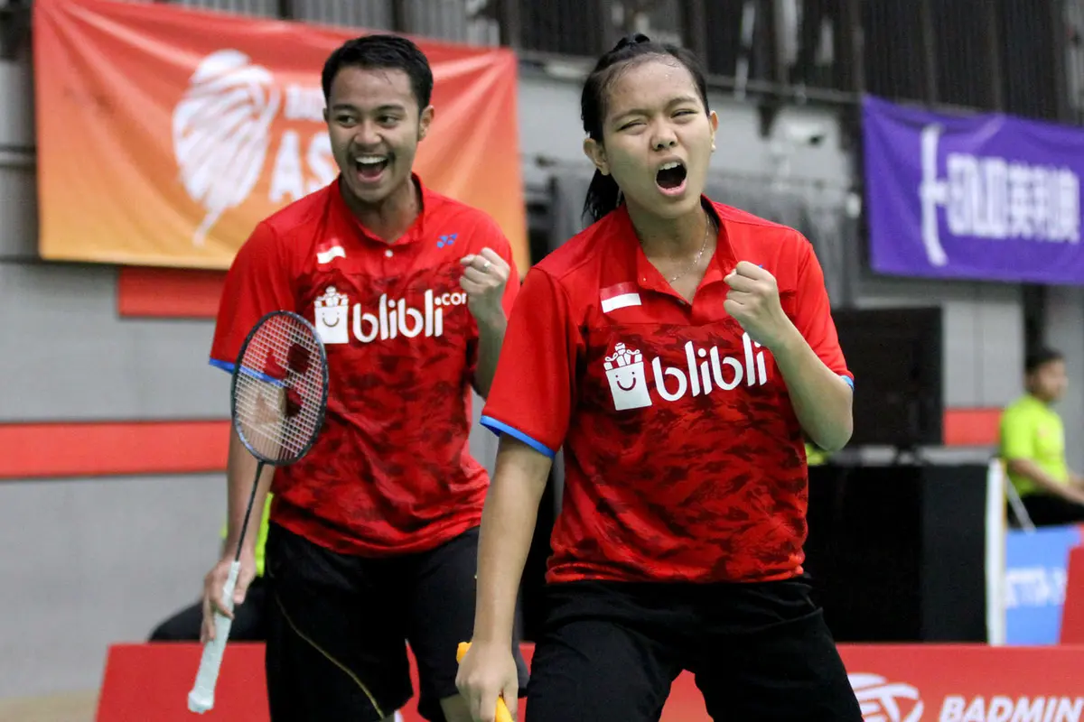 Rehan Naufal Kusharjanto/Siti Fadia Silva Ramadhanti, Kejuaraan Asia Junior 2017