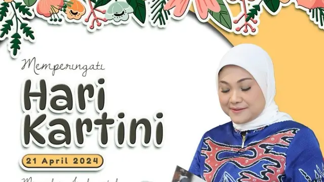Menteri Ketenagakerjaan (Menaker) Ida Fauziyah turut memperingati hari Kartini.