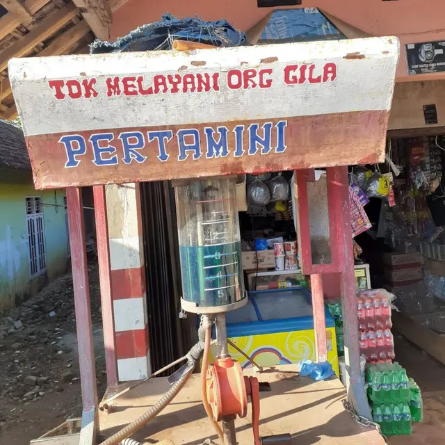 6 Tulisan Nyeleneh di Pertamini Ini Bikin Geleng Kepala