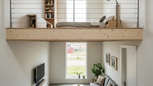 Mezzanine di Rumah 36 atau 45 (Gemini AI)