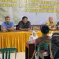 Pertemuan warga dengan BPN terkait pembebasan lahan dan ganti untung di Desa Wadas. (Istimewa)