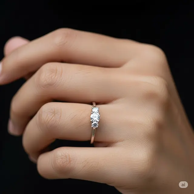 Model Cincin Batu Wanita Elegan. Foto: Gemini