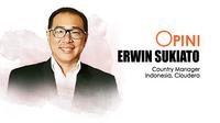 Erwin Sukiato, Country Manager Indonesia, Cloudera. Liputan6.com/Abdillah