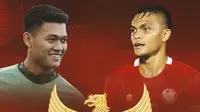 Timnas Indonesia - Muhammad Riyandi dan Rachmat Irianto (Bola.com/Adreanus Titus)