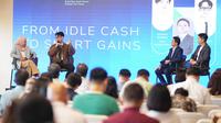 Talks show &ldquo;Business Forum 2025: Build Big, Scale Smart, Outlast the Chaos&rdquo; yang diselenggarakan Super App Investasi Bareksa di Damai Indah - PIK Golf Course, Jakarta. (Dok Bareksa)&nbsp;