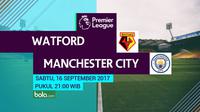 Premier League 2017Watford Vs Manchester City (Bola.com/Adreanus Titus)
