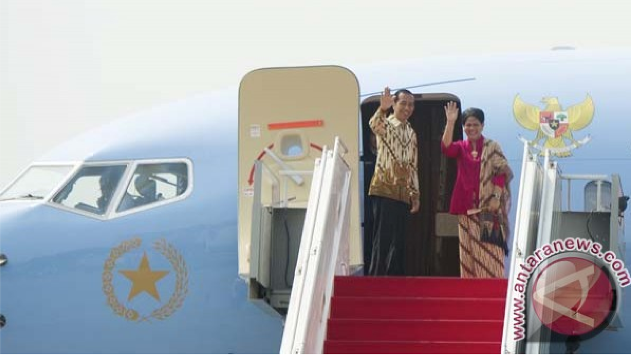 Ditemani Putri dan Istri, Jokowi Mendarat di Beijing Sore Hari