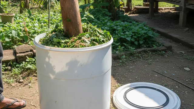 Cara Buat Pakan Kambing Fermentasi dari Daun Liar Pekarangan. AI