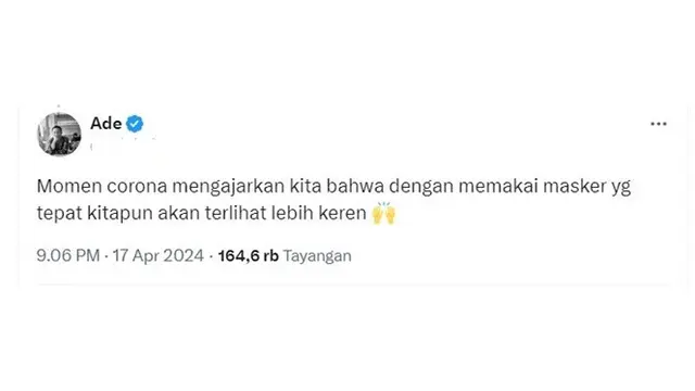 6 Cerita Netizen Tentang Momen Paling Diingat saat Corona, Empat Tahun Berlalu