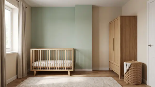Desain Kamar Bayi Netral dan Earthy Tone