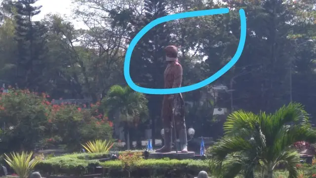 Misteri Masker Wajah di Dua Monumen Patung Bersejarah di Kota Malang