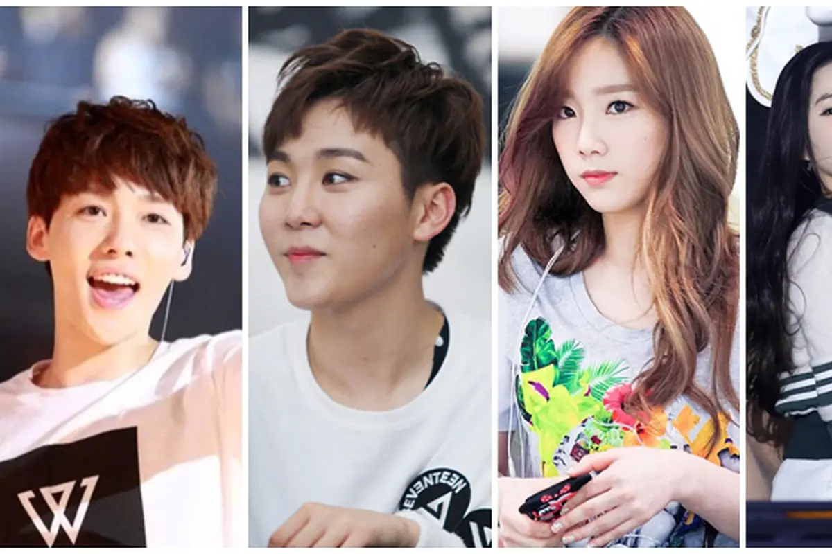 [Bintang] Taeyeon SNSD, Eunha G-Friend, Jinwoo Winner, dan Seungkwan Seventeen 