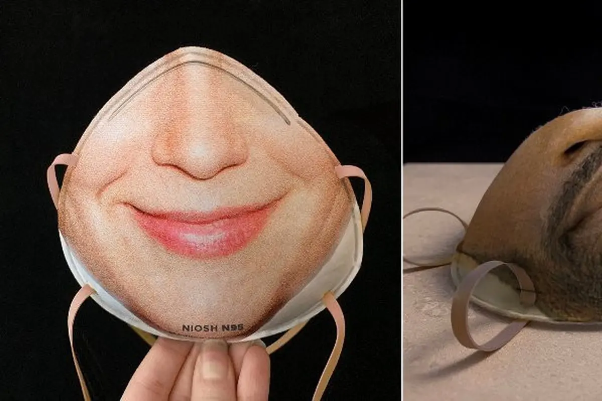 Seniman Ini Ciptakan Masker dengan Wajah Anda untuk Buka Face ID di Ponsel