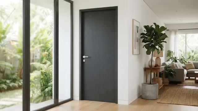 Warna Pintu untuk Rumah dengan Dinding Putih