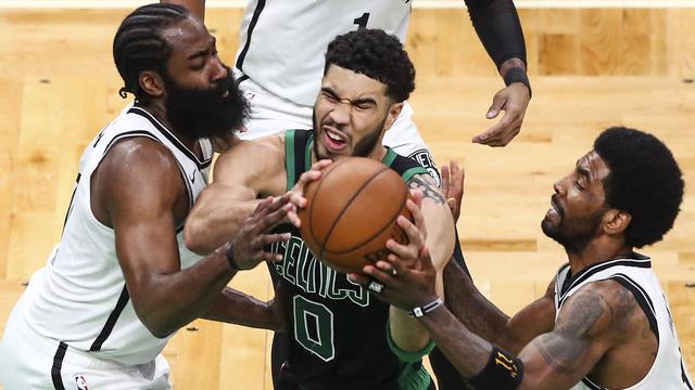 Foto: Amukan Jayson Tatum, Sumbangkan 50 Poin untuk Kemenagan Boston Celtics pada Play-off NBA Hari ini Melawan Brooklyn Nets
