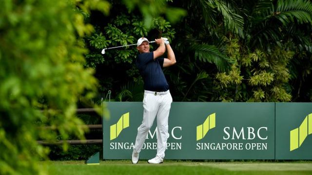 Pegolf Afrika Selatan di SMBC Open 2018, Shaun Norris (Foto: Ahmad Fawwas Usman/Liputan6.com)