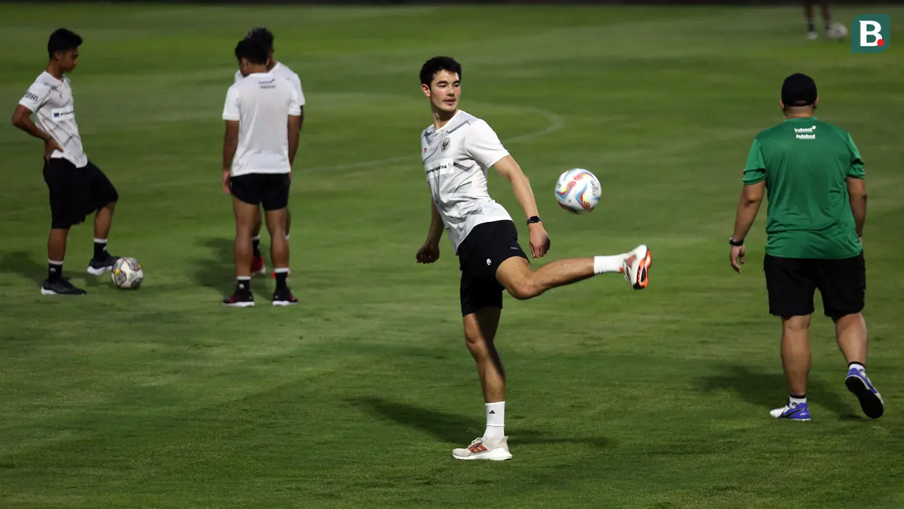 Latihan Timnas Indonesia Jelang Hadapi Timnas Argentina