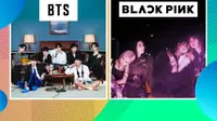 BTS dan Blackpink Dalam Kemeriahan WIB Tokopedia. (Sumber : dok. vidio.com)