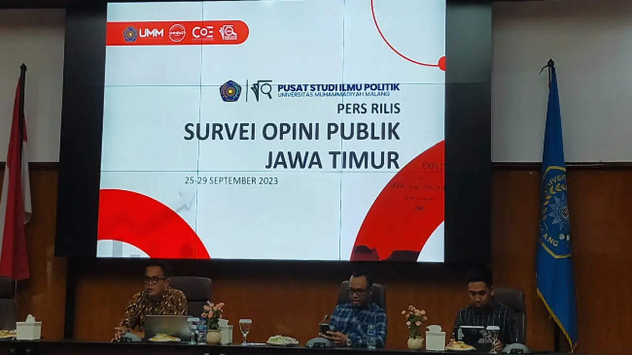 Peta Cawapres Pilihan Masyarakat Jawa Timur Hasil Survei PSIP UMM