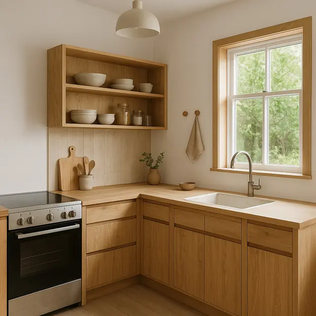 Model Dapur Tanpa Keramik Minimalis