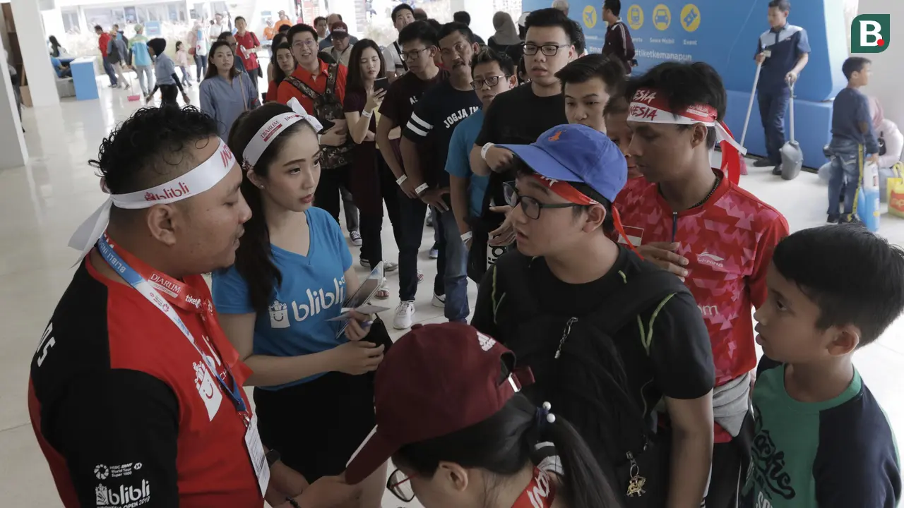Suporter Indonesia Open 2018