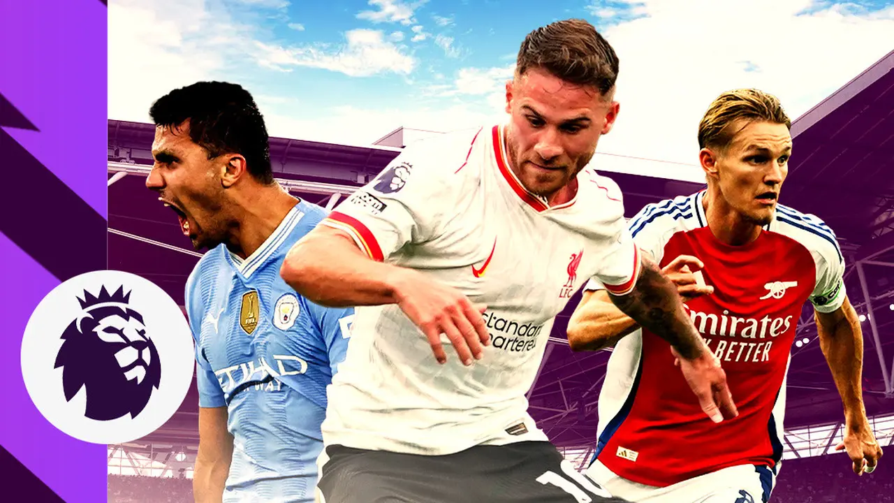 Liga Inggris - Rodri, Alexis Mac Allister, Martin Odegaard