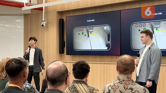 Hockey Home bantu latihan hoki lebih optimal di mana saja. (Liputan6.com/ Yuslianson)