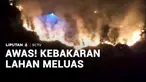 Kebakaran lahan di daerah Melak Ilir, Kutai Barat, Kalimantan Timur, meluas. Hingga Selasa malam, kebakaran belum berhasil dipadamkan karena lokasi lahan terbakar sulit dijangkau.