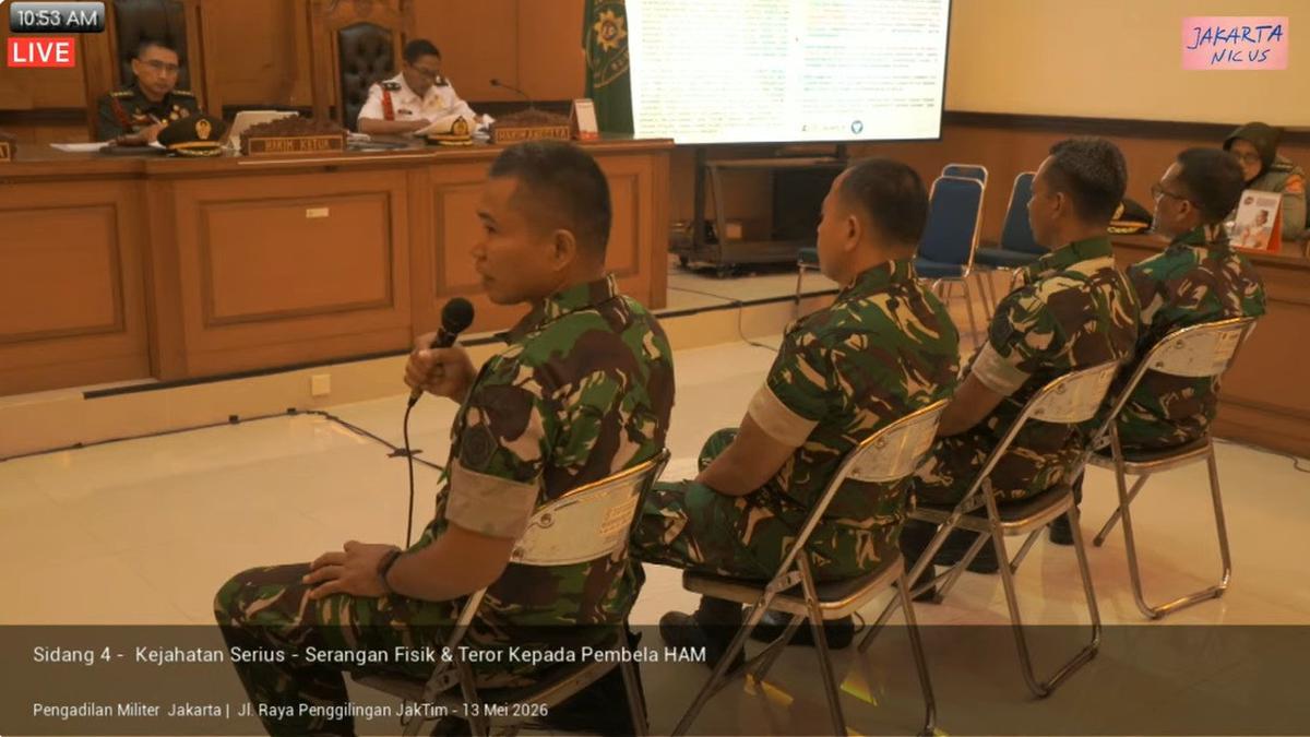 Percakapan 2 Terdakwa Sebelum Siram Andrie Yunus: Tak Ada di Monas, Cari ke KontraS