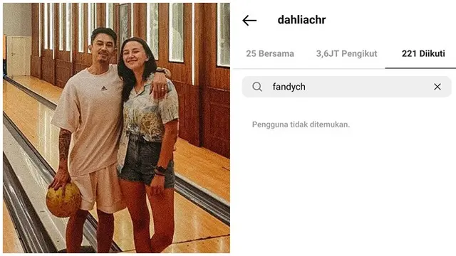 Masih Di-Unfollow, Ini 6 Potret Fandy Christian 'Pantau' Dahlia Poland di Medsos