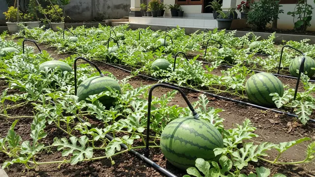 Cara Membuat Kebun Semangka Agar Buahnya Besar di Lahan Kecil, Panen Melimpah